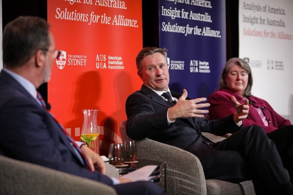 DGNI Shearer joined Meghan Quinn PSM (Secretary of the Department of Industry, Science and Resources) and David Frederick PSM (Secretary of the Department of Climate Change, Energy, Environment and Water) in a discussion with Dr Michael Green, shedding light on how Australian policymakers perceive the shifting geopolitical and economic landscape