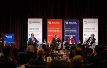 DGNI Shearer joined Meghan Quinn PSM (Secretary of the Department of Industry, Science and Resources) and David Frederick PSM (Secretary of the Department of Climate Change, Energy, Environment and Water) in a discussion with Dr Michael Green, shedding light on how Australian policymakers perceive the shifting geopolitical and economic landscape